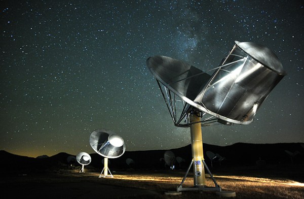 SETI Institute satellite dishes