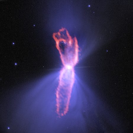 Composite image of the Boomerang Nebula