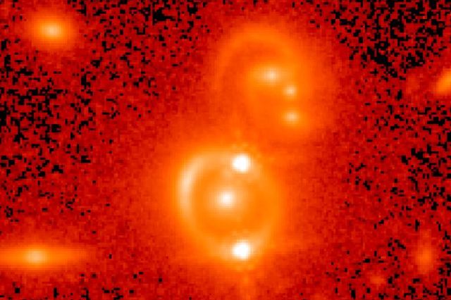 Doubly imaged quasar