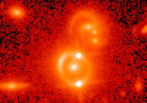Doubly imaged quasar