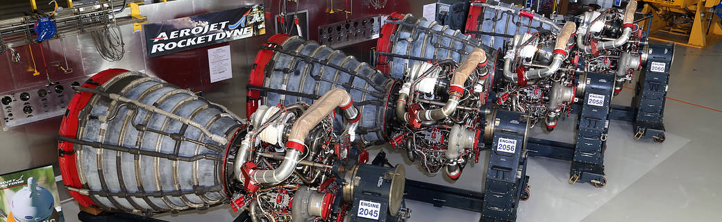 All four RS-25 engines.