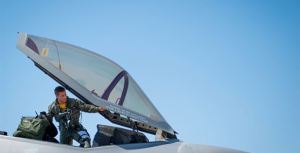 Maj. Chris Campbell, 461st Flight Test Squadron director of operations, is an F-16 test pilot